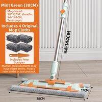 Homettler | Convenient Flat Mop Easy Clean Dry and Wet Use