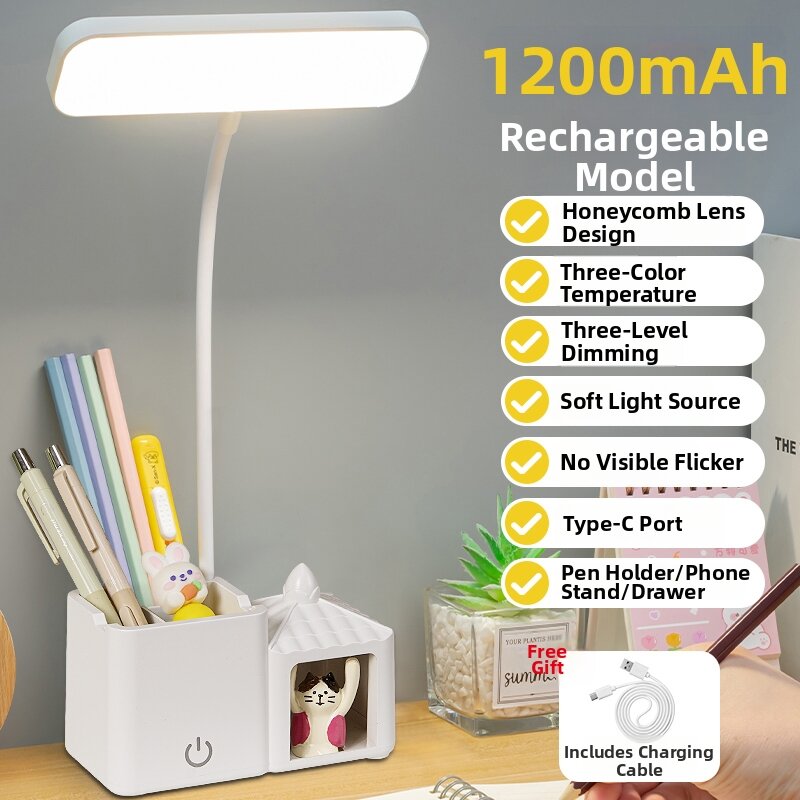 Small Desk Lamp for Study and Reading