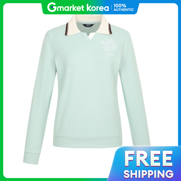 Phantom Women's Embroidered Accent Long-Sleeve T-Shirt 221D3To101 Mt Golf Long-Sleeve Tee Presyo 4,713 Piso*Libreng Shipping