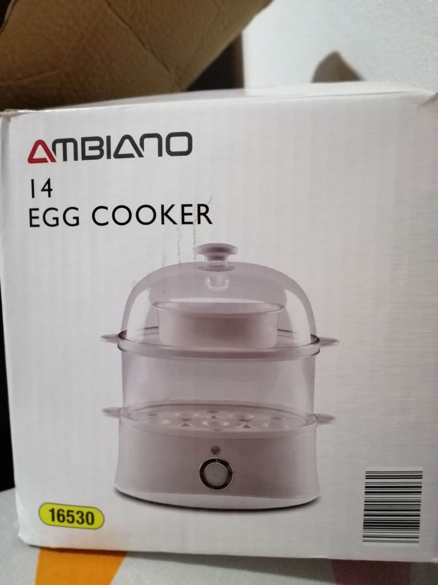 AMBIANO EGG COOKER, BOIL, POACH AND STEAM. 