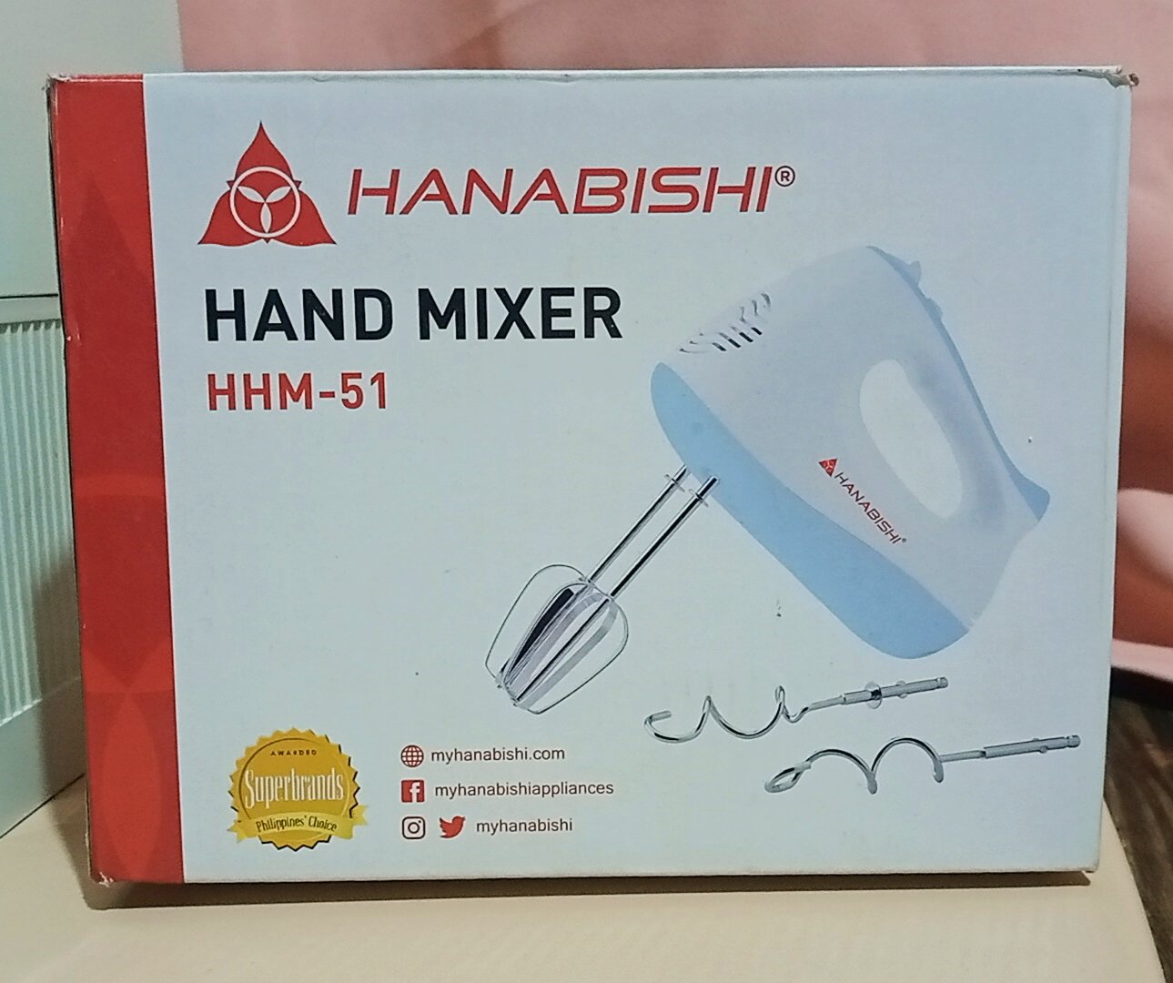HANABISHI HAND MIXER HHM51 Lazada PH