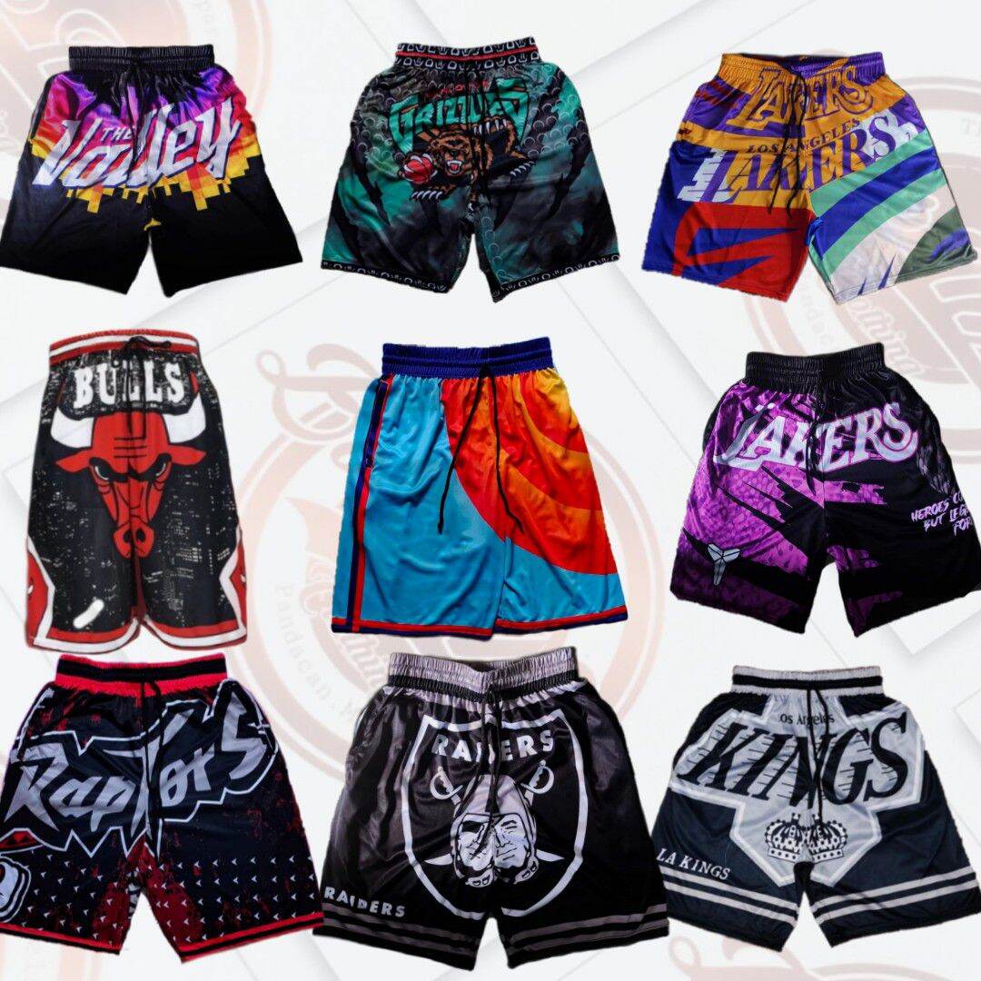 nba big logo shorts