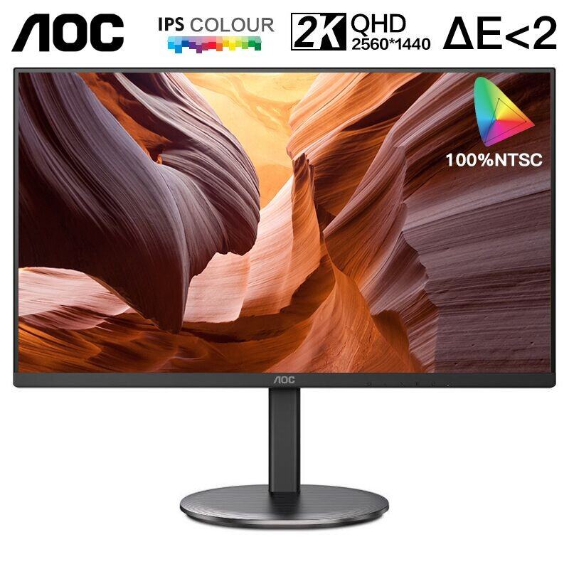 AOC 24 27 Inch 2K 4K HD Desktop Computer LCD Screen Professional Design