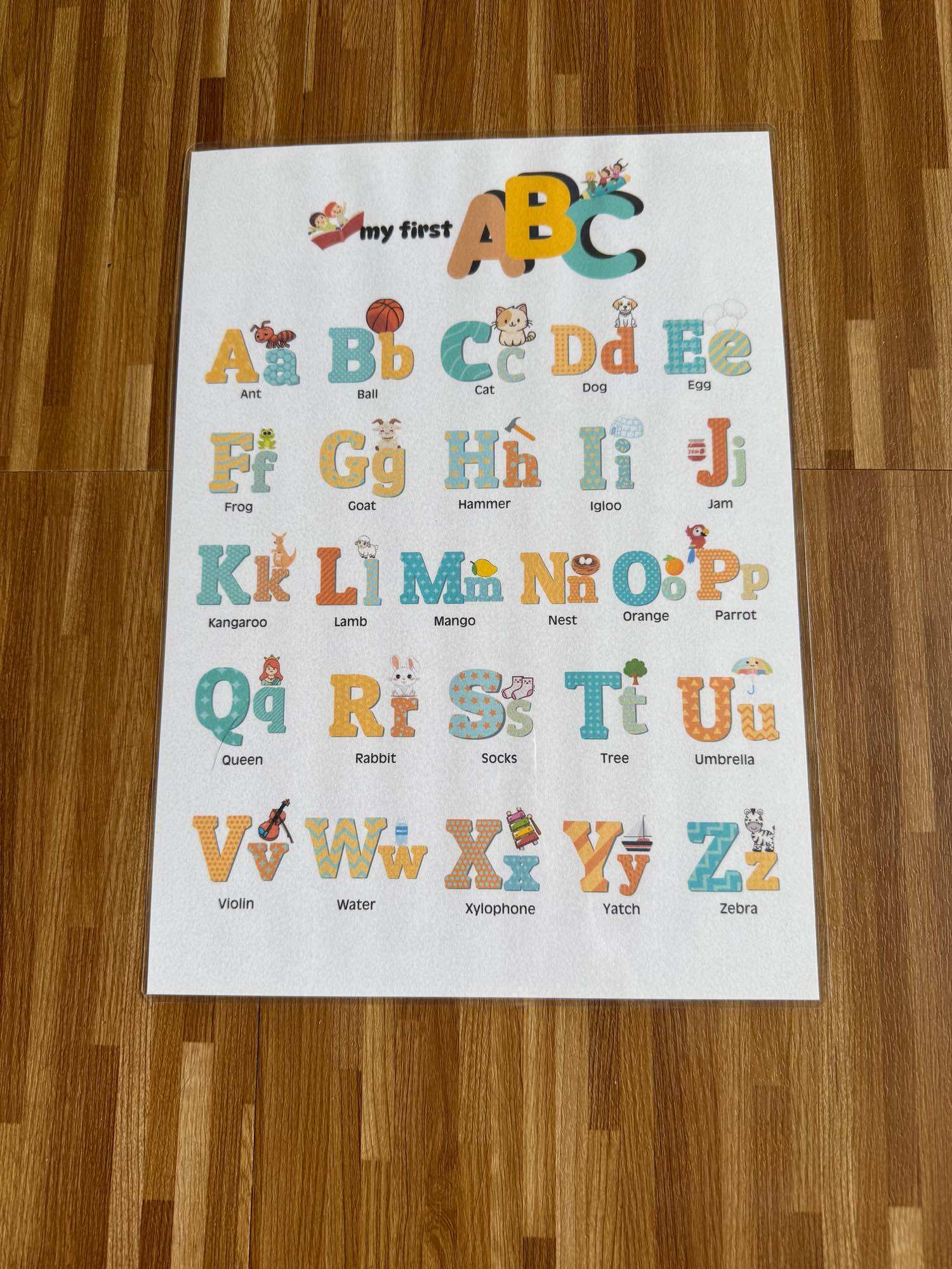 Laminated Educational charts for kids A4 Size waterproof | Lazada PH