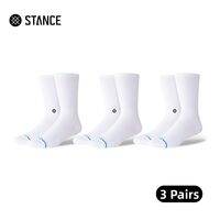 Stance | Breathable Pure White Autumn Socks 3 Pairs