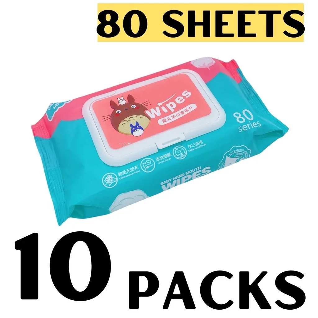 10pack/set organic wipes for baby