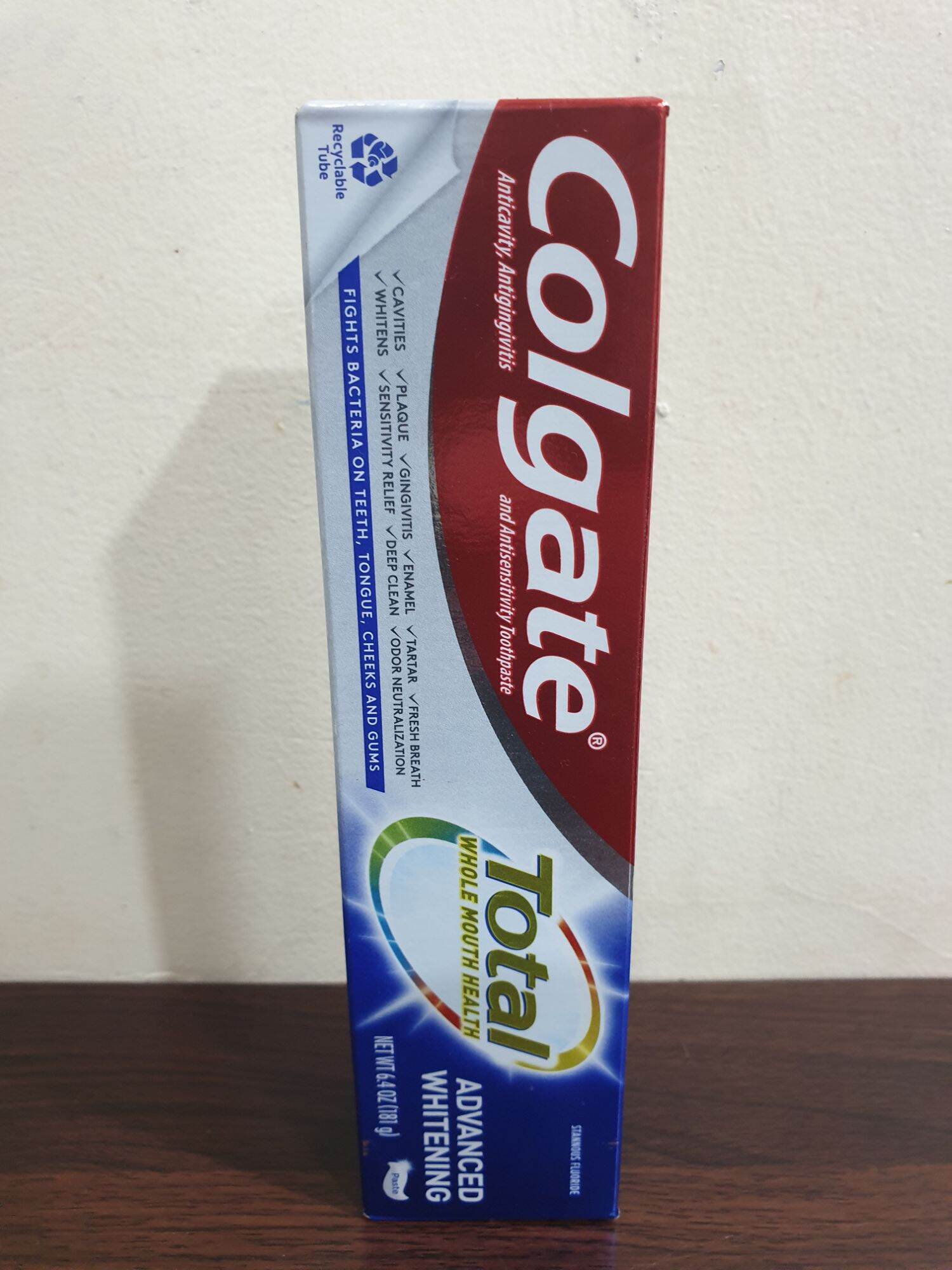 Colgate Total SF Advanced Whitening Toothpaste 181g US Lazada PH