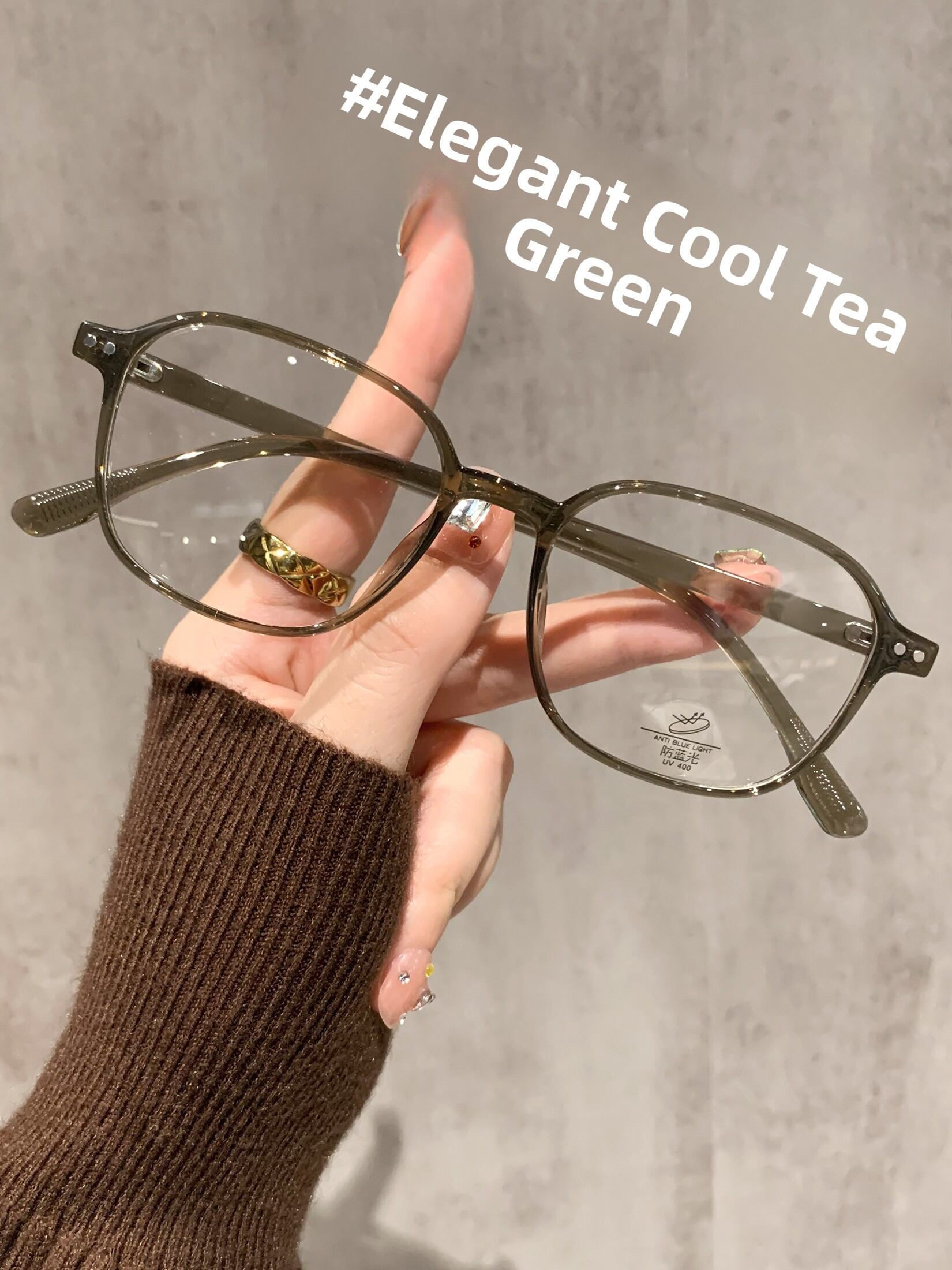 Whitening Cool Tea Green Lightweight Prescription Glasses Presyo 2,534 Piso*Libreng Shipping