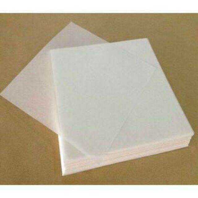 Rice Wrapper Grease Proof Paper wax Paper 9x12inches 100pcs for Rice, Burger Unliwings Fries White