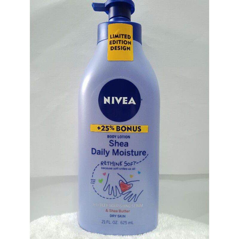Nivea Shea Daily Moisture Body Lotion (625mL) Lazada PH