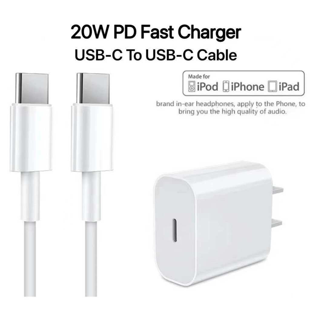 20W USB-C Charger with 2M Cable for iPad Pro