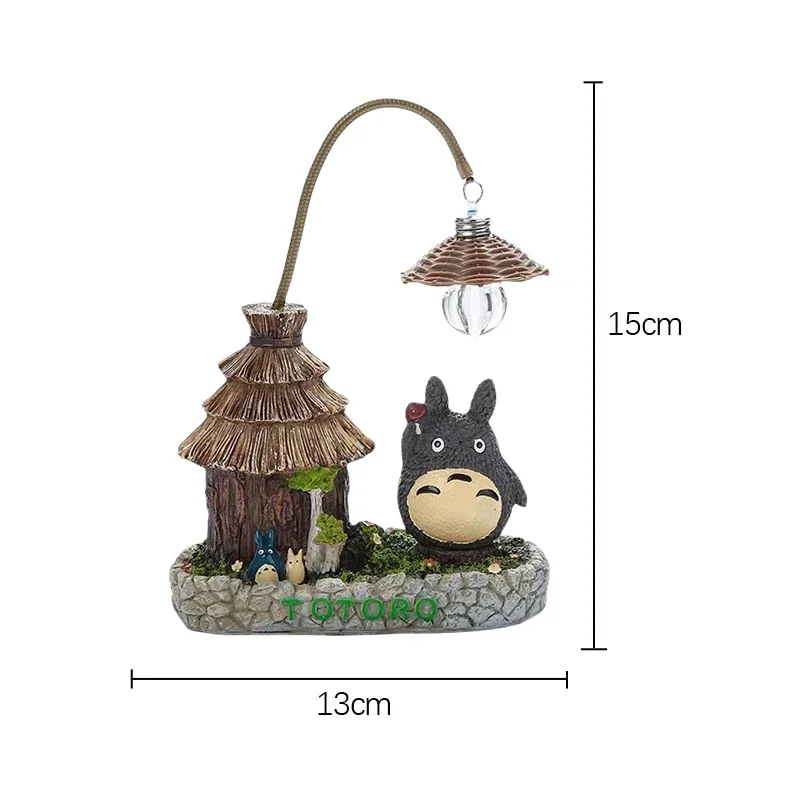HOT toys Totoro Night Light Creative Desk Lamp 2 Colours Changeable Model Room Decoration Childrens Day Gift