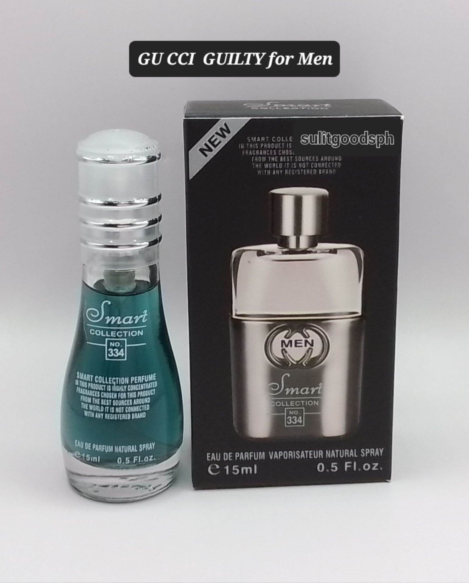 SMART COLLECTION PERFUME NO. 334 FOR MEN 15 ML EDP | Lazada PH