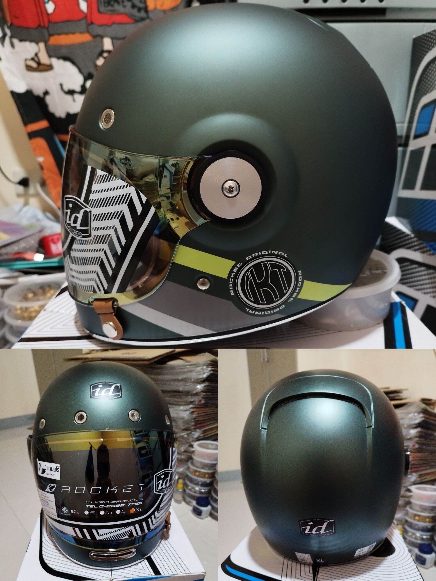 ID Rocket Classic Fullface Helmet ( Index brand ) Lazada PH