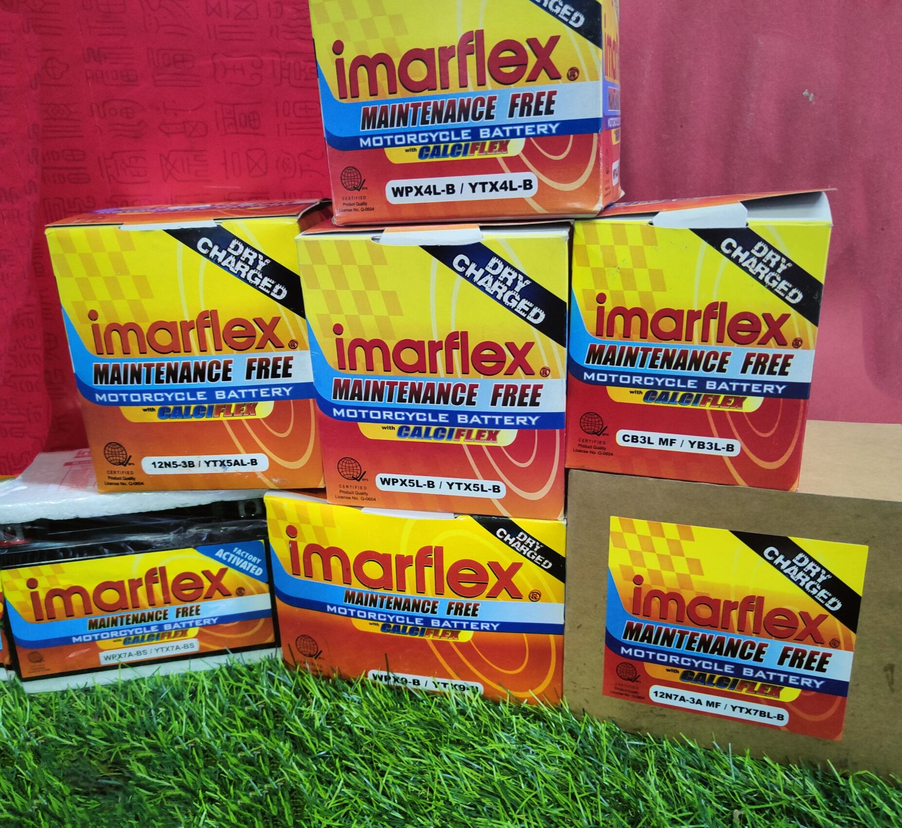 Imarflex Battery Battery imarflex Maintenance free or 4L (WPX4L-B/YTx4L-B)12N5-3B/YTX5AL ...