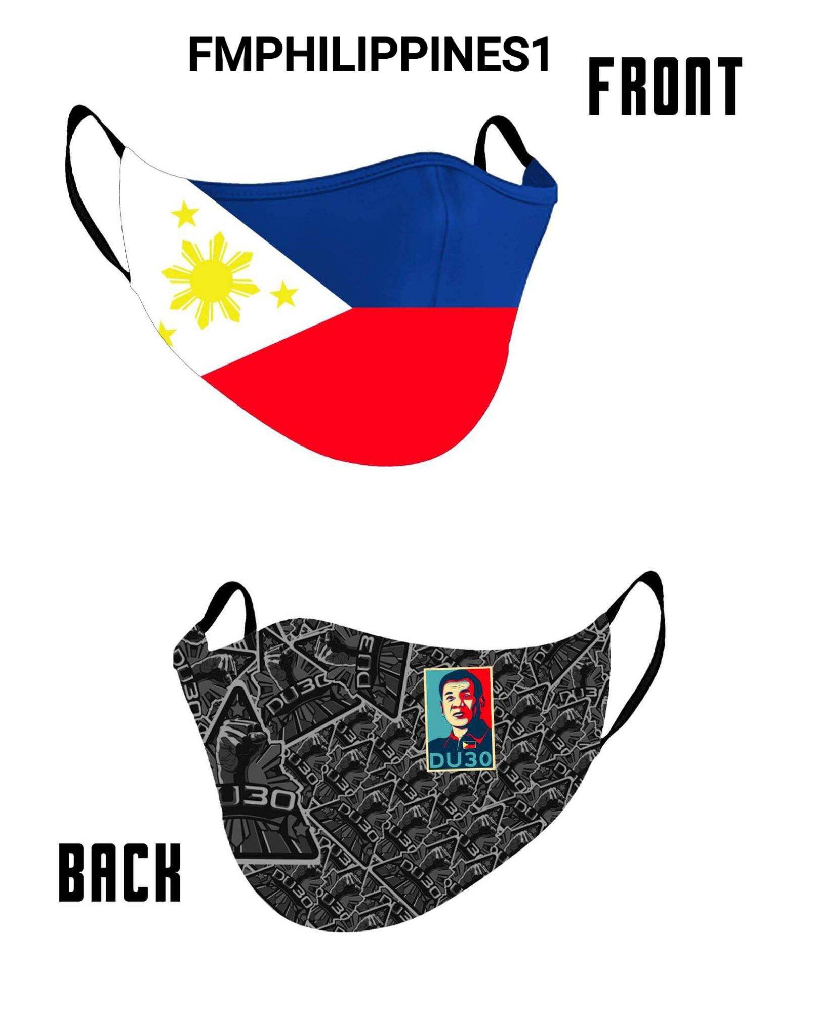 5 Ply Reversible & Washable Face Mask (Philippines, Pilipinas, PHI, CAN, JPN, KOR, KSA, UAE, USA