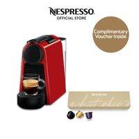 Nespresso Essenza Mini Coffee Machine Espresso Compact Automatic Coffee Machine with Coffee Capsules Red
