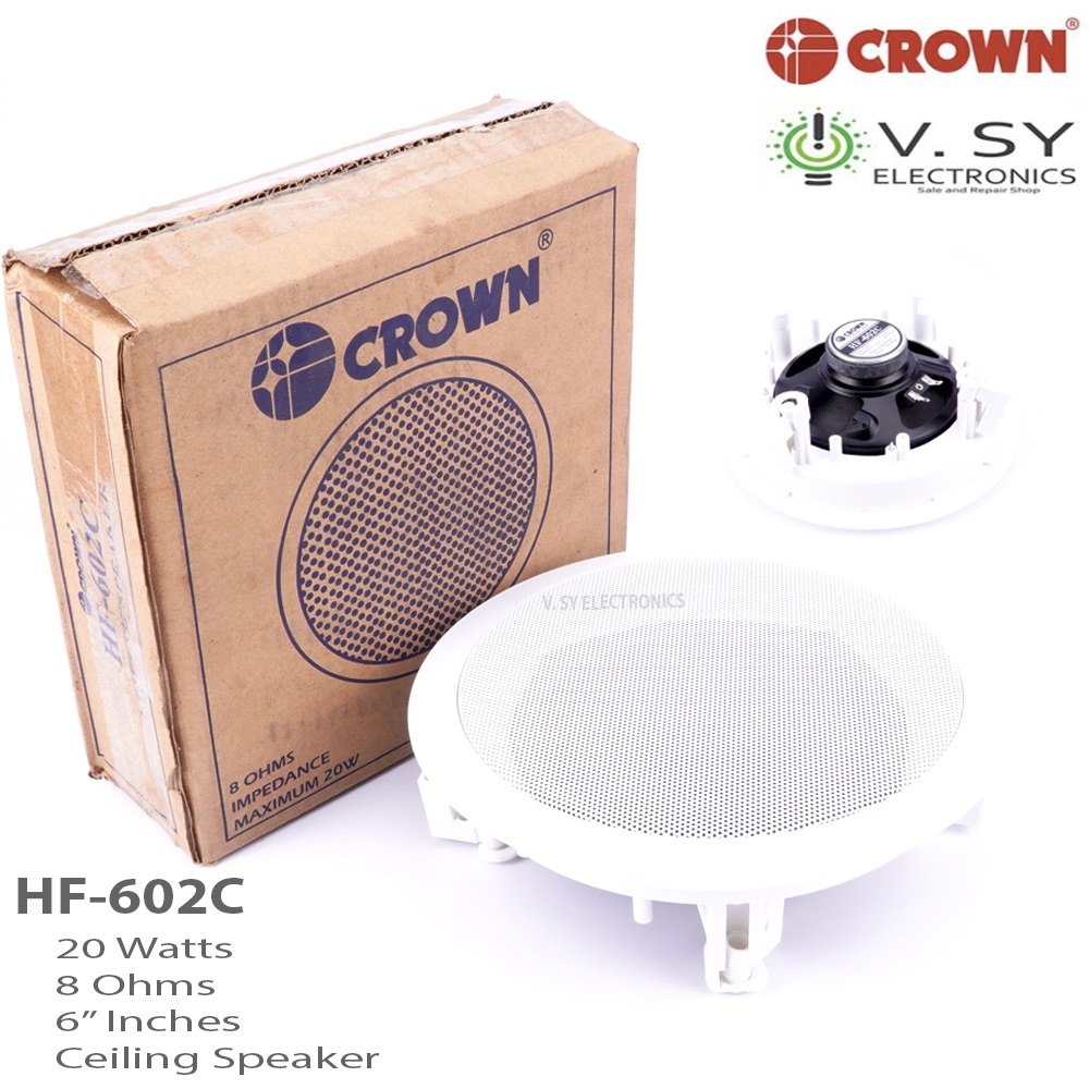 Crown 6" Ceiling Speaker HF-602C
