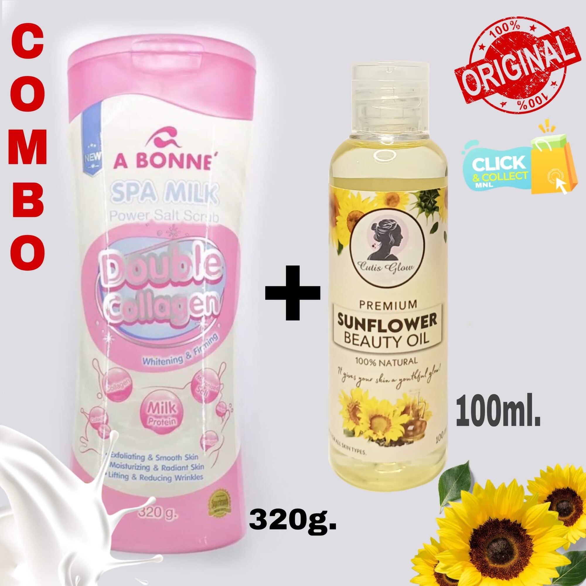 Abonne & Sunflower oil set Lazada PH