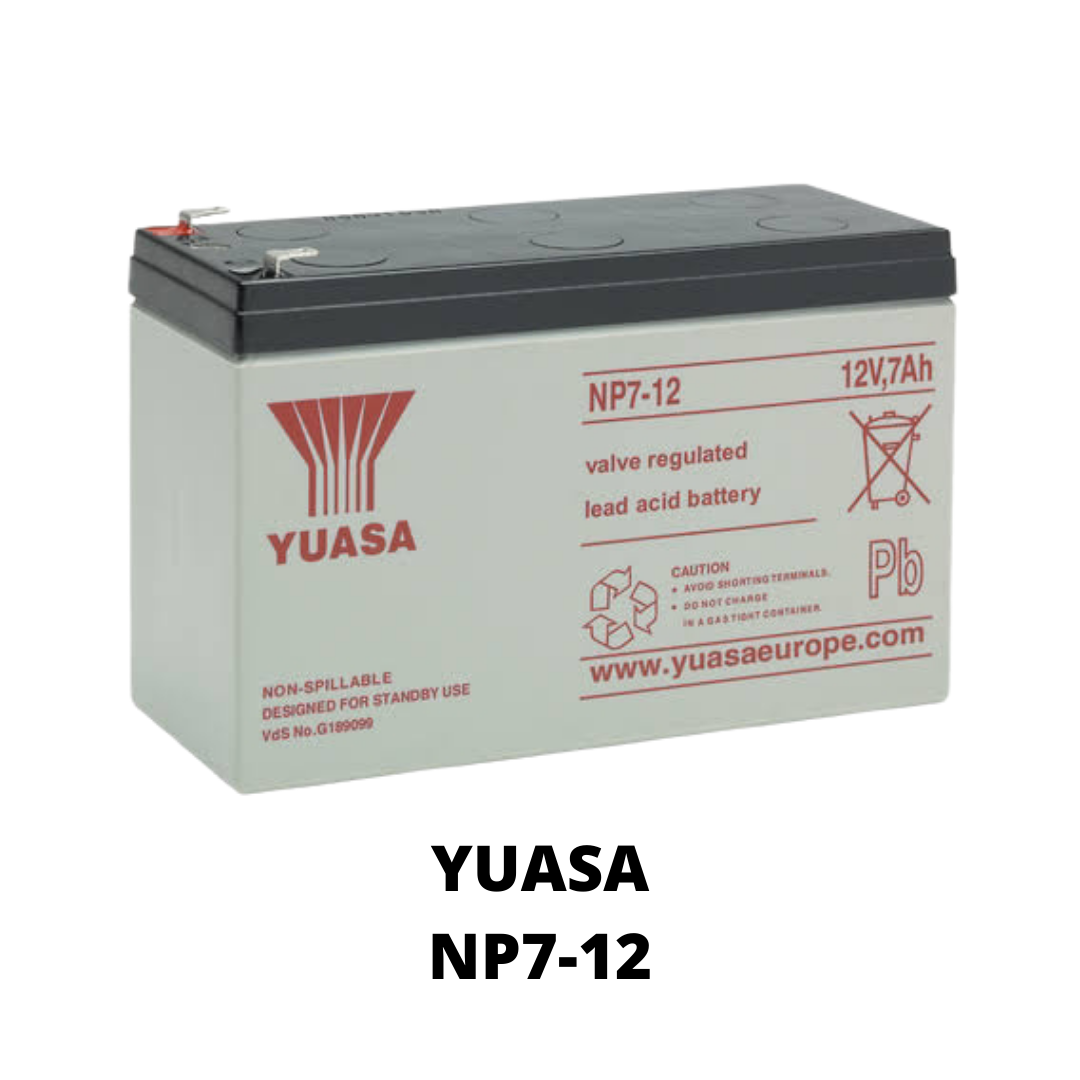 Yuasa NP7-12 Replacement - Kung Long 12V 7Ah AGM Sealed Lead Acid Battery