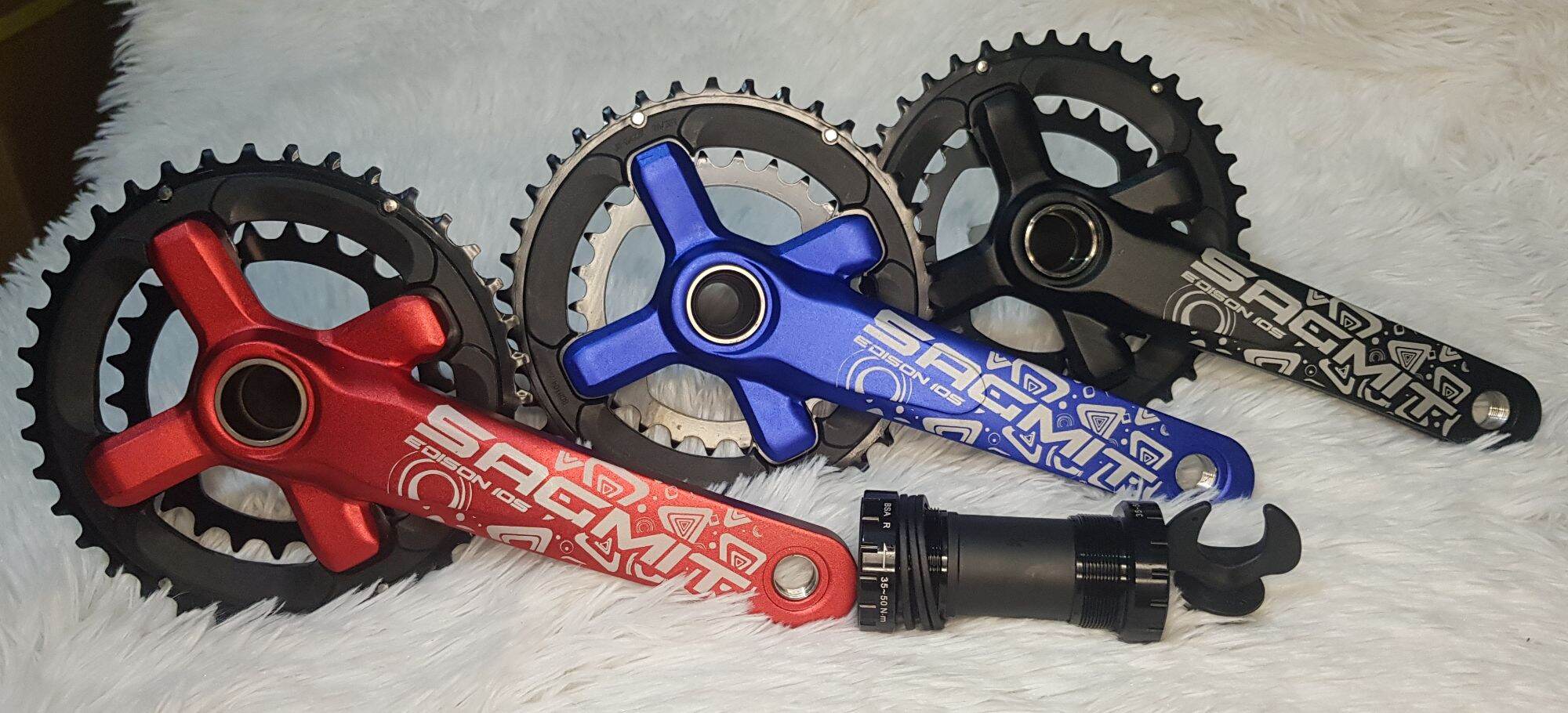 Sagmit crankset 2x with bottom bracket 