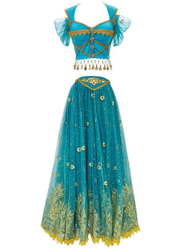 Princess Jasmine Gown - Classic Cosplay Costume For Girls - Disney Aladdin Halloween Carnival Party | Lazada Philippines Princess Jasmine Gown - Classic Cosplay Costume For Girls - Disney Aladdin Halloween Carnival Party | Lazada Philippines