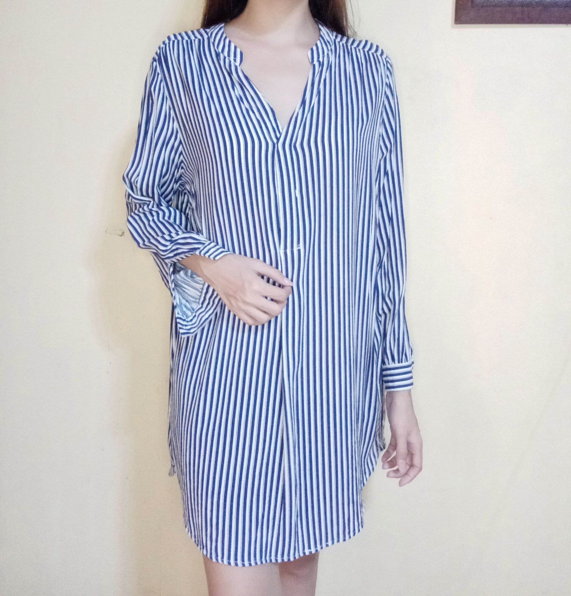 long sleeve polo dress outfit