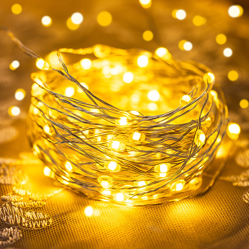 Solar Powered Decorative LED String Lights