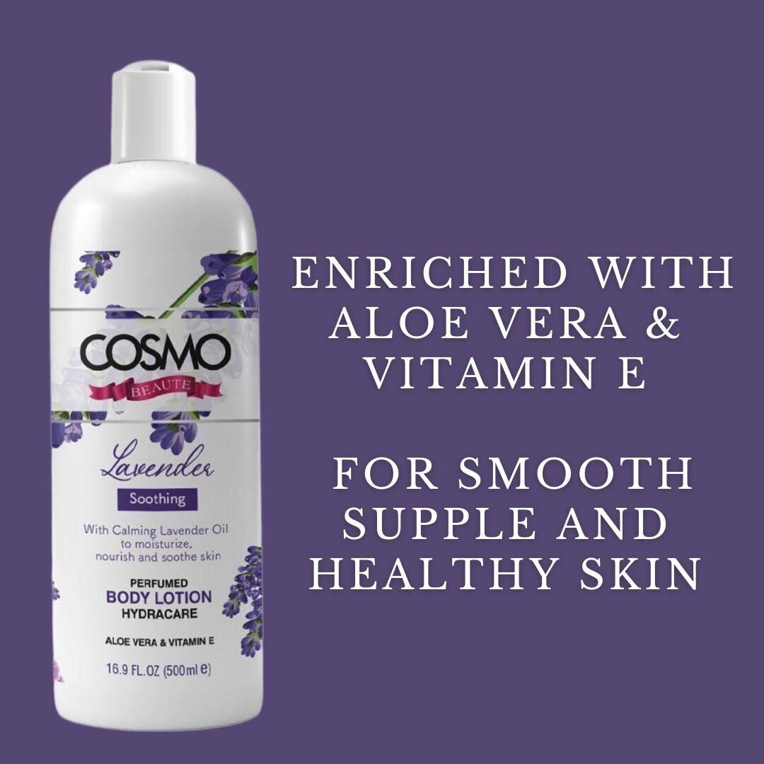 🇦🇪 COSMO PAPAYA/LAVENDER PERFUMED BODY LOTION HYDRACARE 500ml Lazada PH