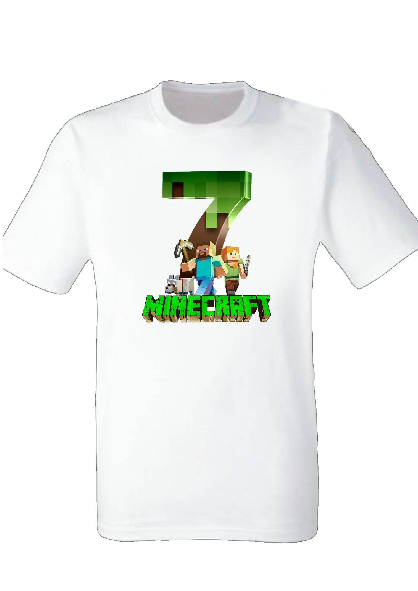minecraft birthday t shirt