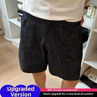ZHUOCAN | Casual Beach Style White Mens Shorts