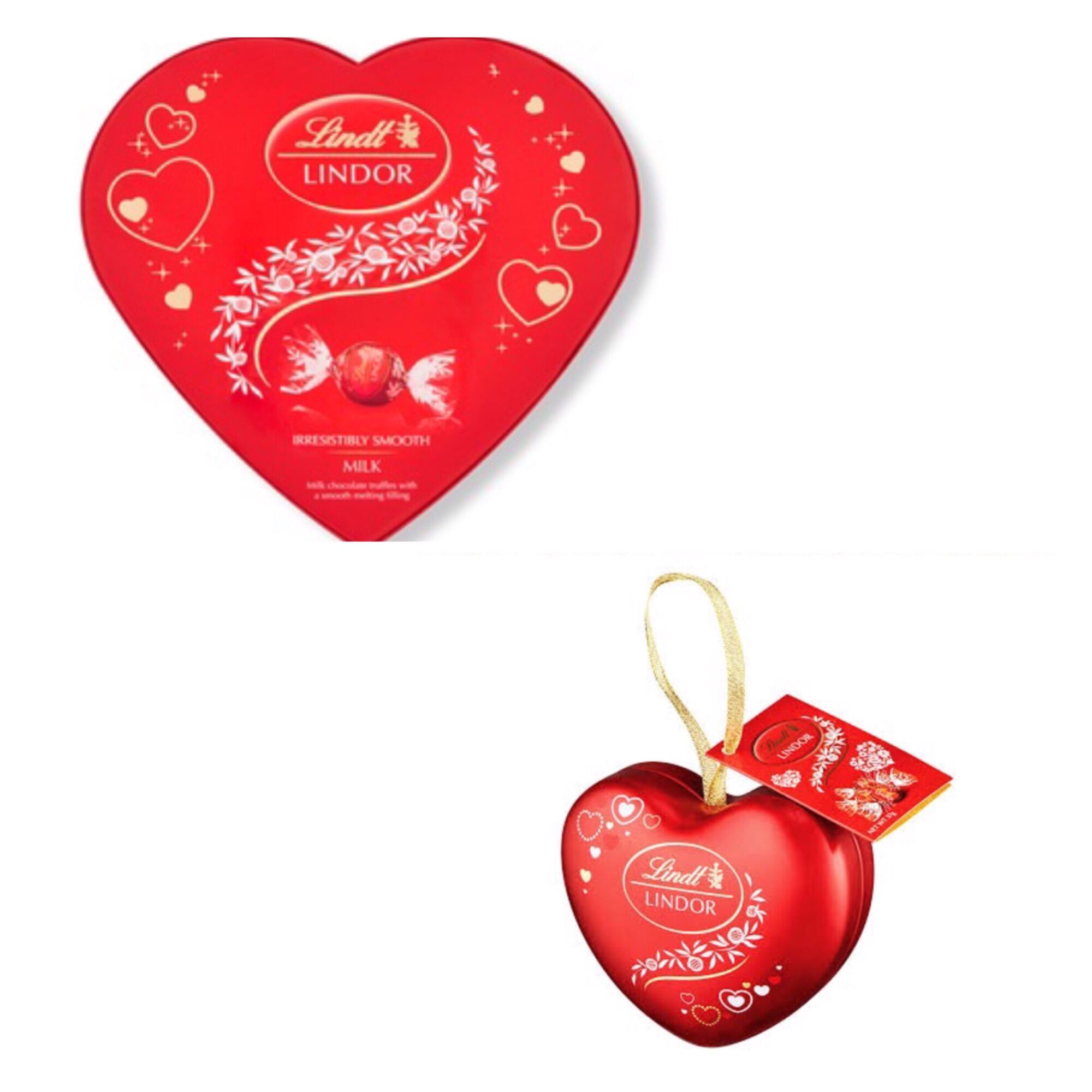 Lindt Lindor Milk Chocolate Heart Shape Tin Can Lazada PH