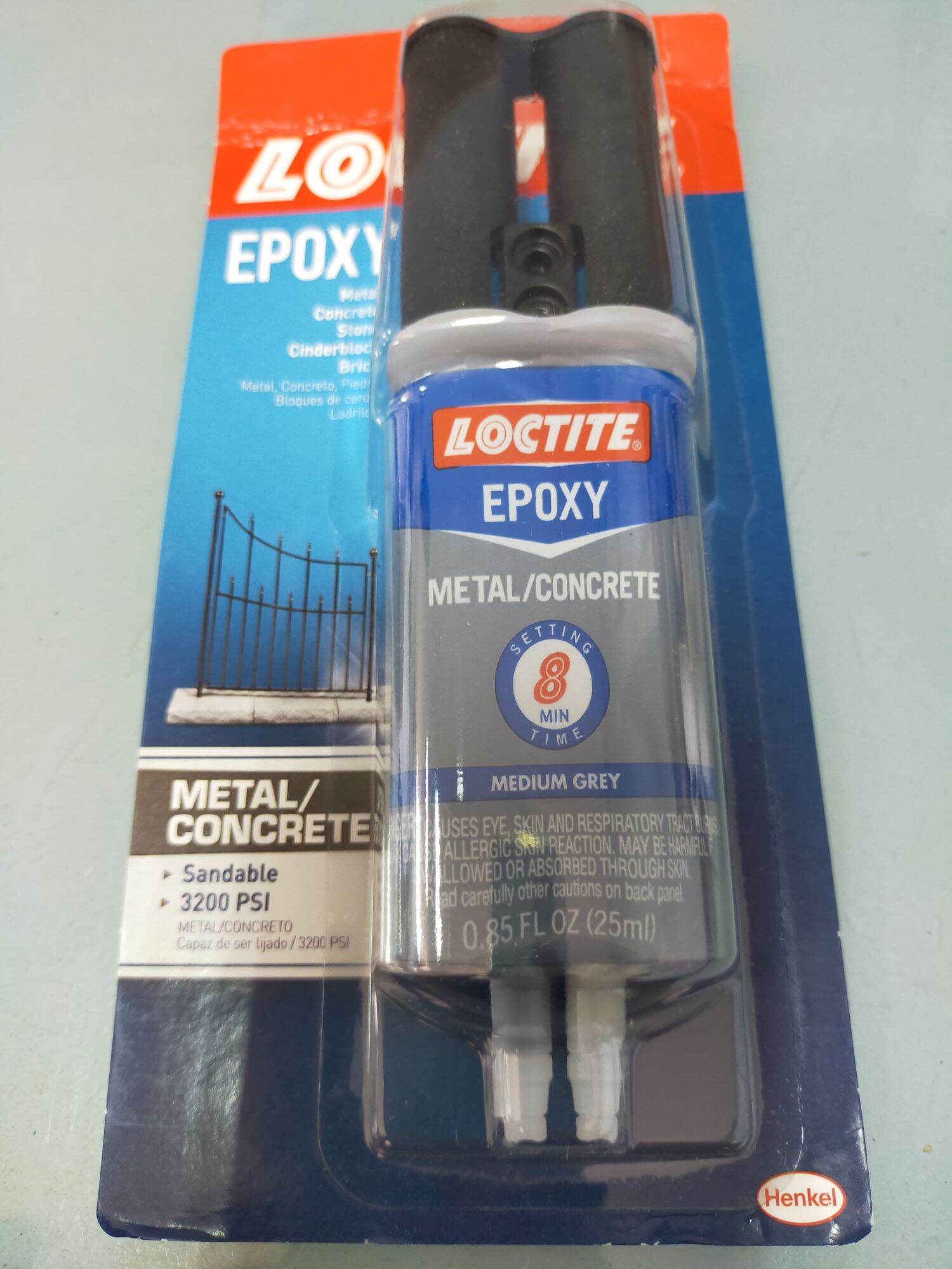 Loctite Epoxy Metal/Concrete Medium Grey, 25 ml Lazada PH