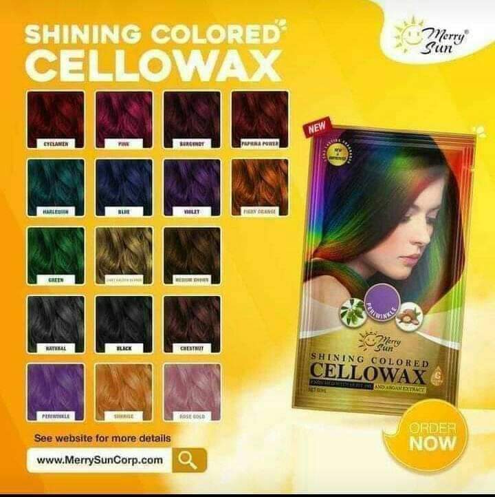 Merry Sun Cellowax Hair Treatment with color Lazada PH