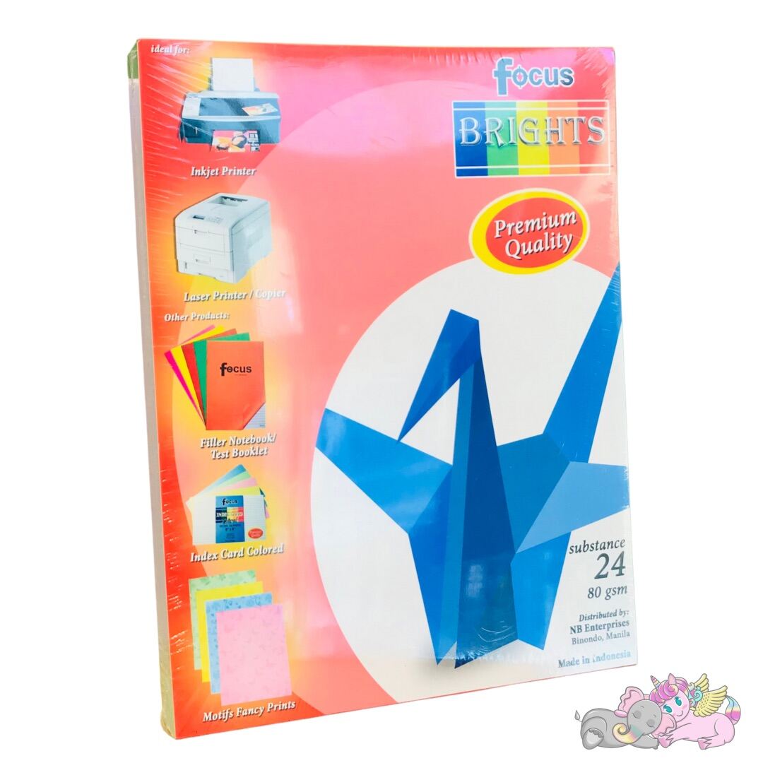 FOCUS BRIGHT COLORED PAPER Sold per Ream Lazada PH
