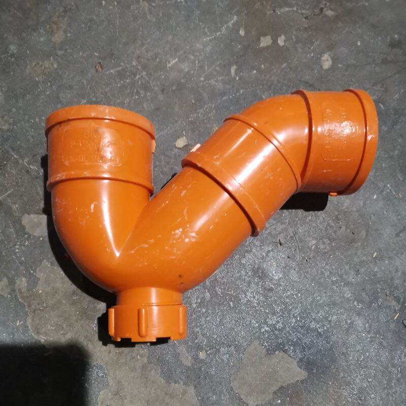 orange sanitary thick fitting elbow tee wye clean out reducer P trap ...