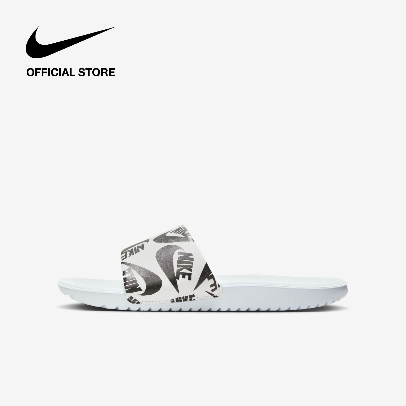 Dép Quai Ngang Nike Kids' Kawa SE Just Do It Little/Big Kids' Grade School (Boys') Slides - Football