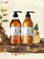 Liushen | Ginger Shampoo for Men and Women Oil Control Volumizing Strengthening Conditioning 720ml