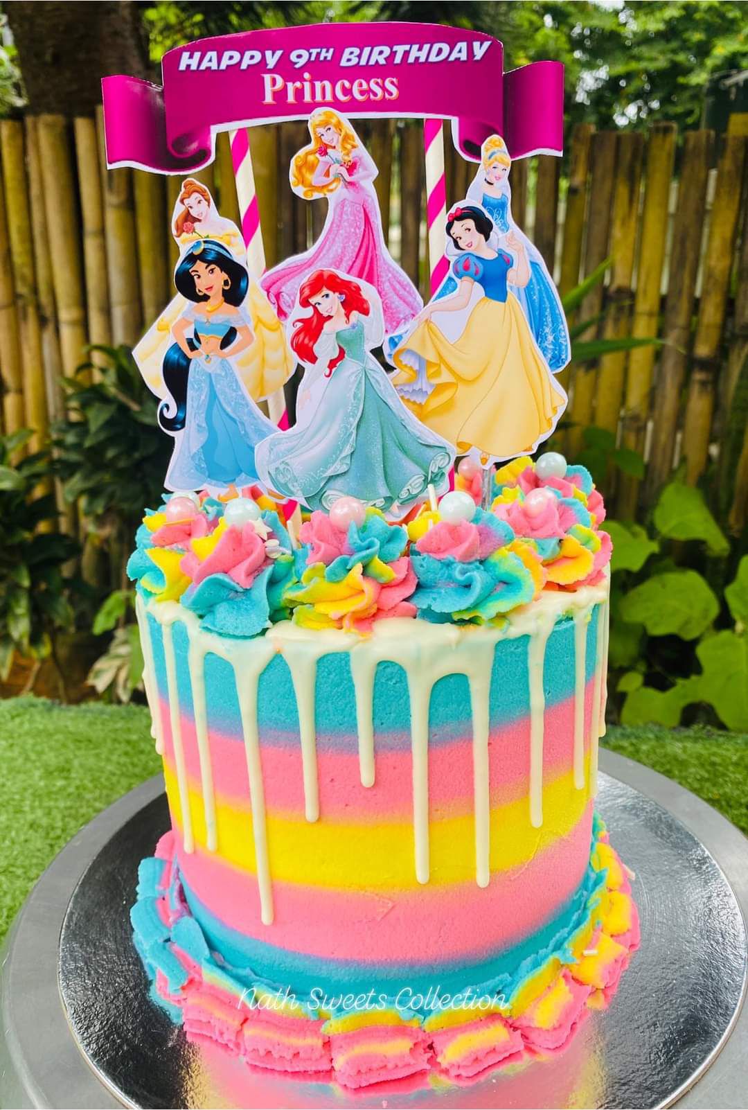 Disney Princess Ariel Aurora Belle Snow White Jasmine Cinderella Tiana – A  Birthday Place