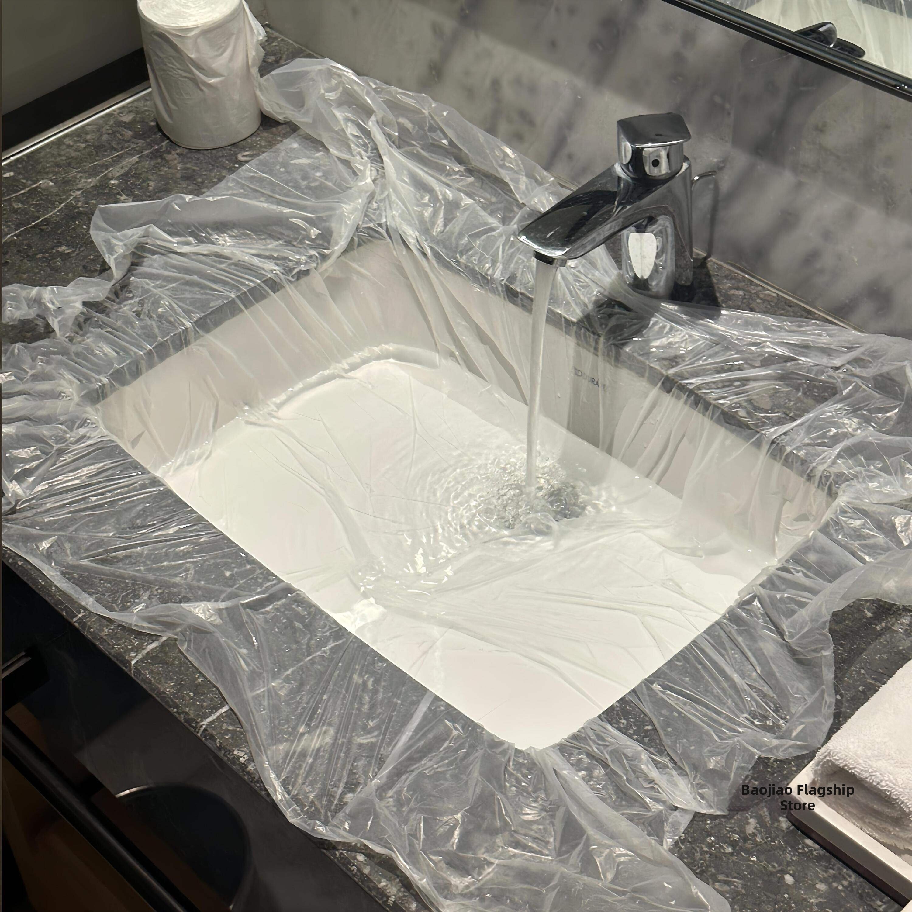 Portable Travel Laundry Bag Disposable Face Washing Basin Dirt-Proof Membrane Camping Outdoor Activities Essential Utility Presyo 440 Piso*Libreng Shipping