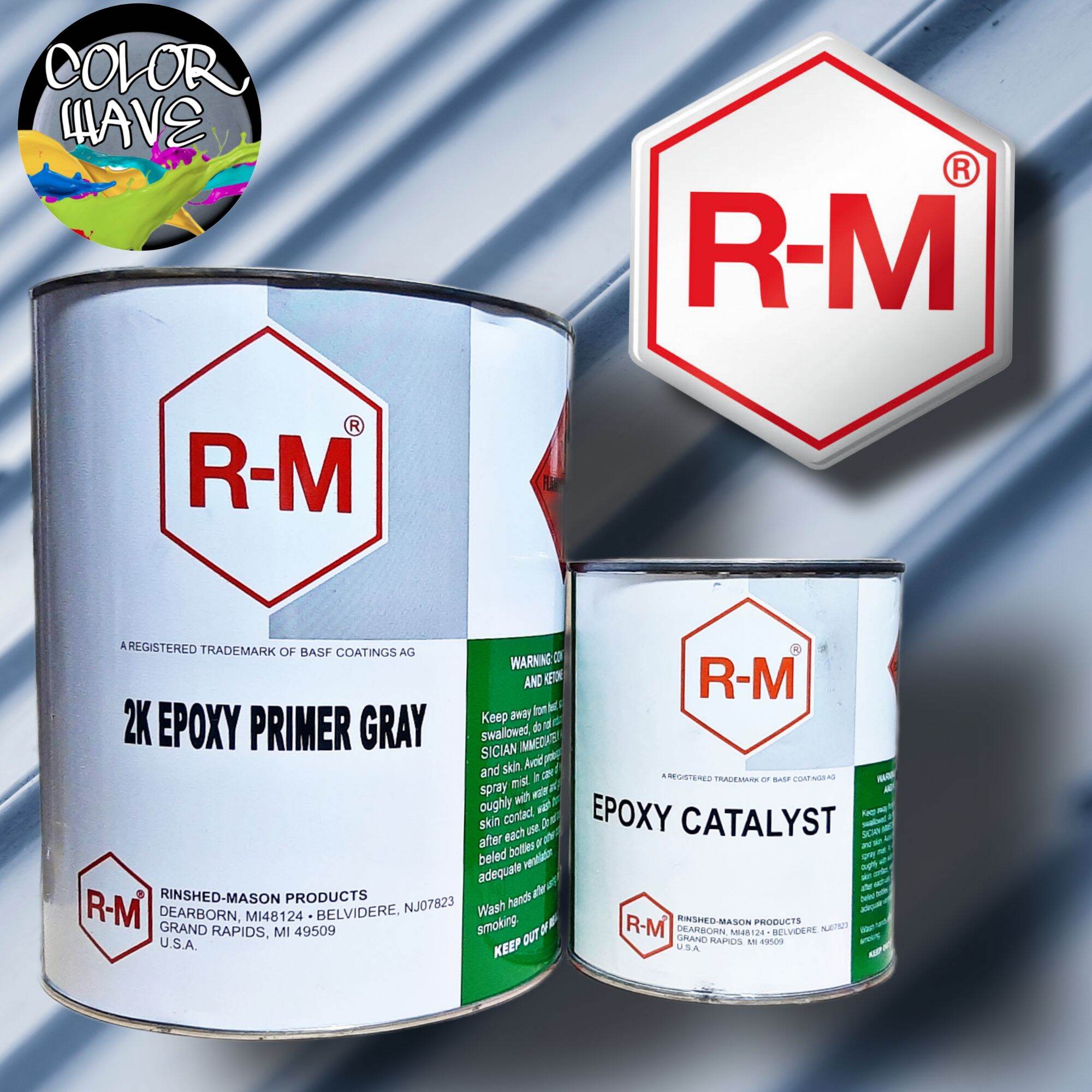 RM 2k Epoxy Primer Grey with catalyst (4 liters) Lazada PH
