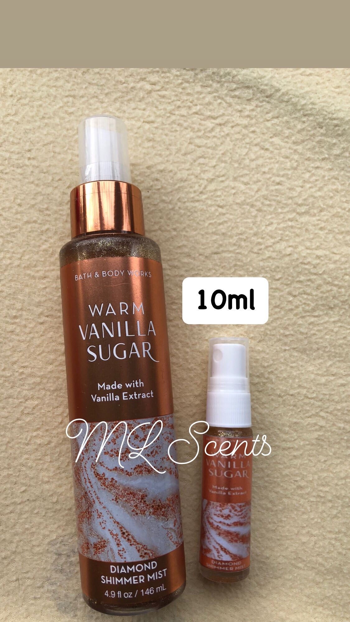 Warm vanilla sugar diamond shimmer mist hot sale