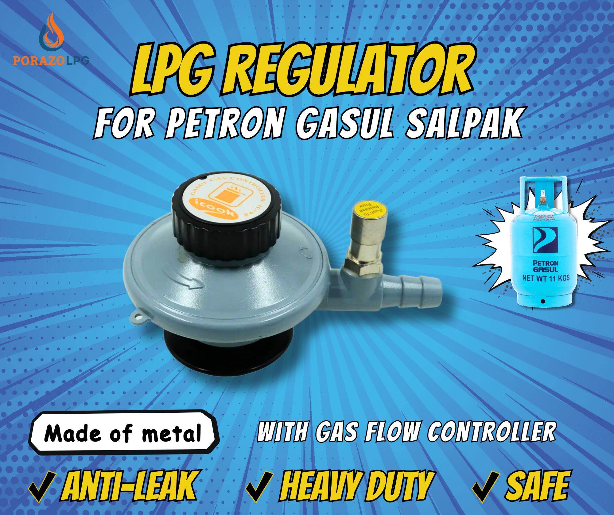 Petron Gasul Regulator with Safety Feature, TPA Original