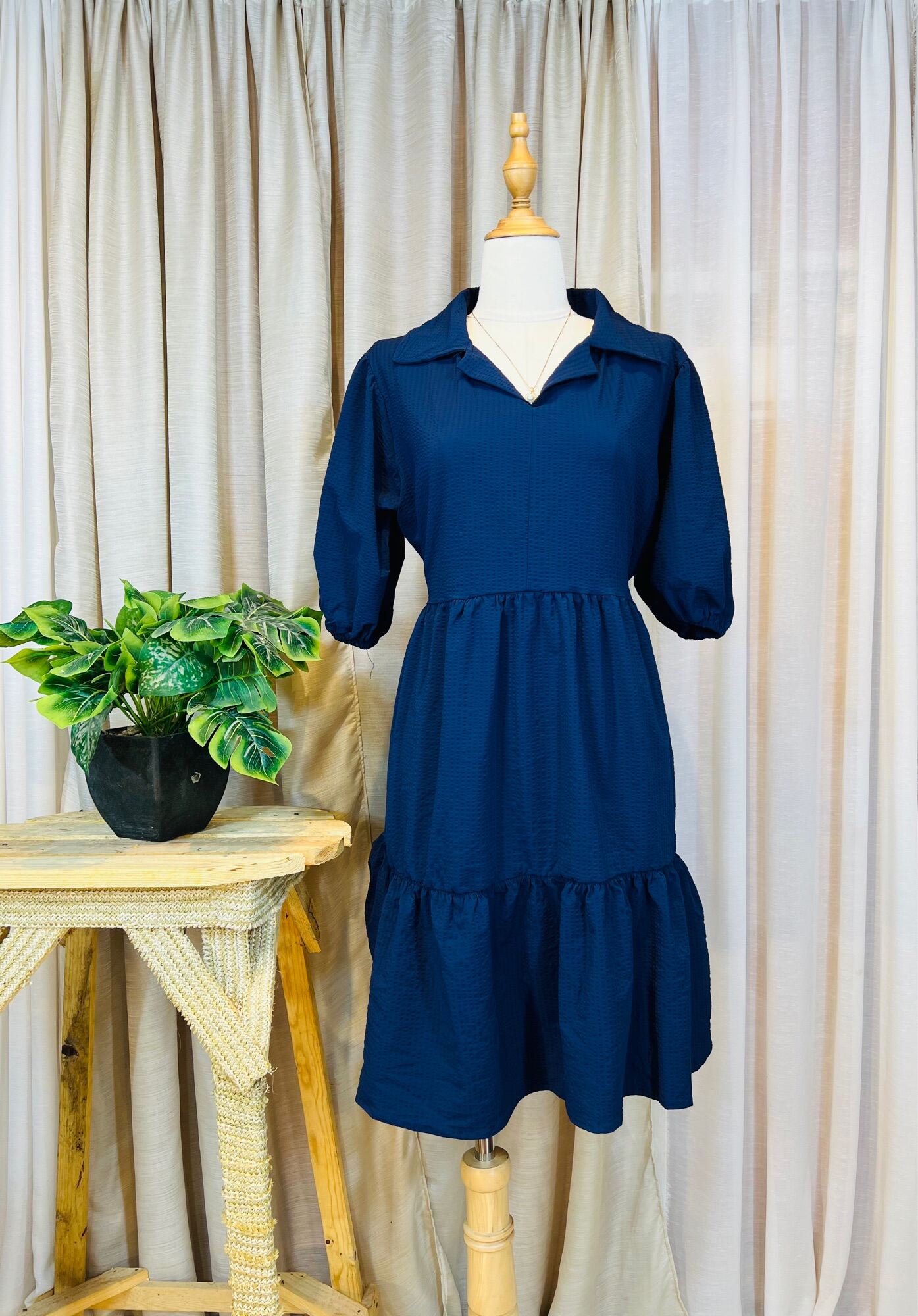 MSN Fashion/ Caroline Mini dress/ korean fab/ one size can fit small to