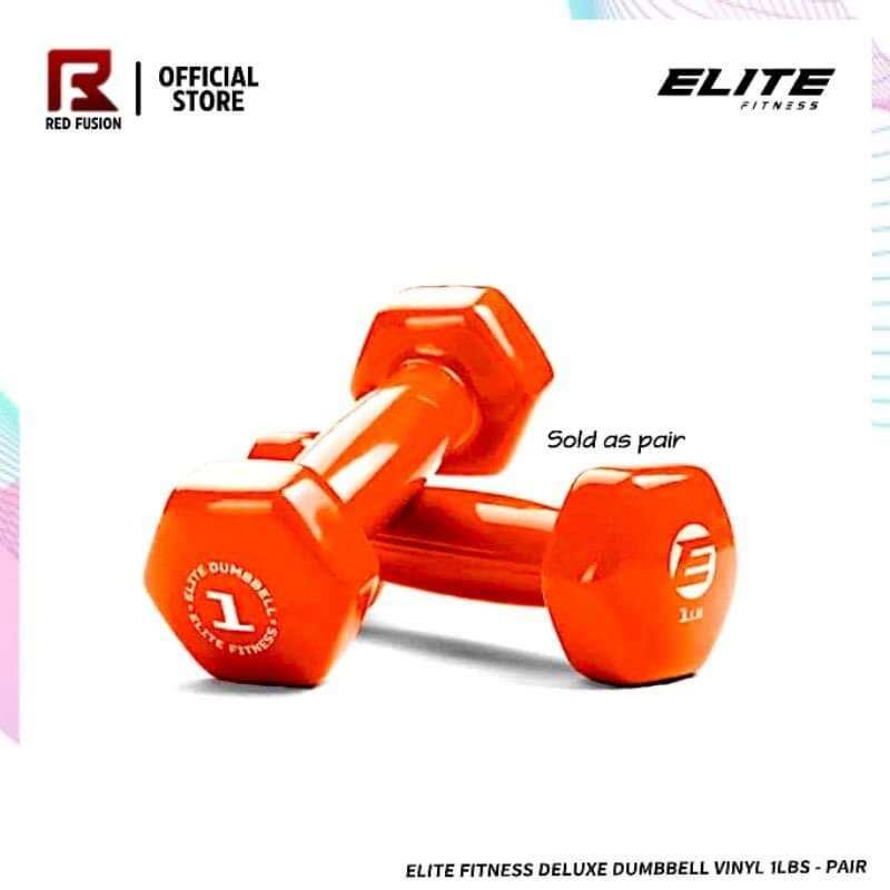 Elite Fitness Deluxe Dumbbell Vinyl 1lb Pair