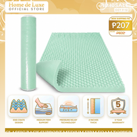 Home de Luxe Orthopedic Back Support Medium Firm Foam Mattress Topper - Pressure Relief for Back Pain