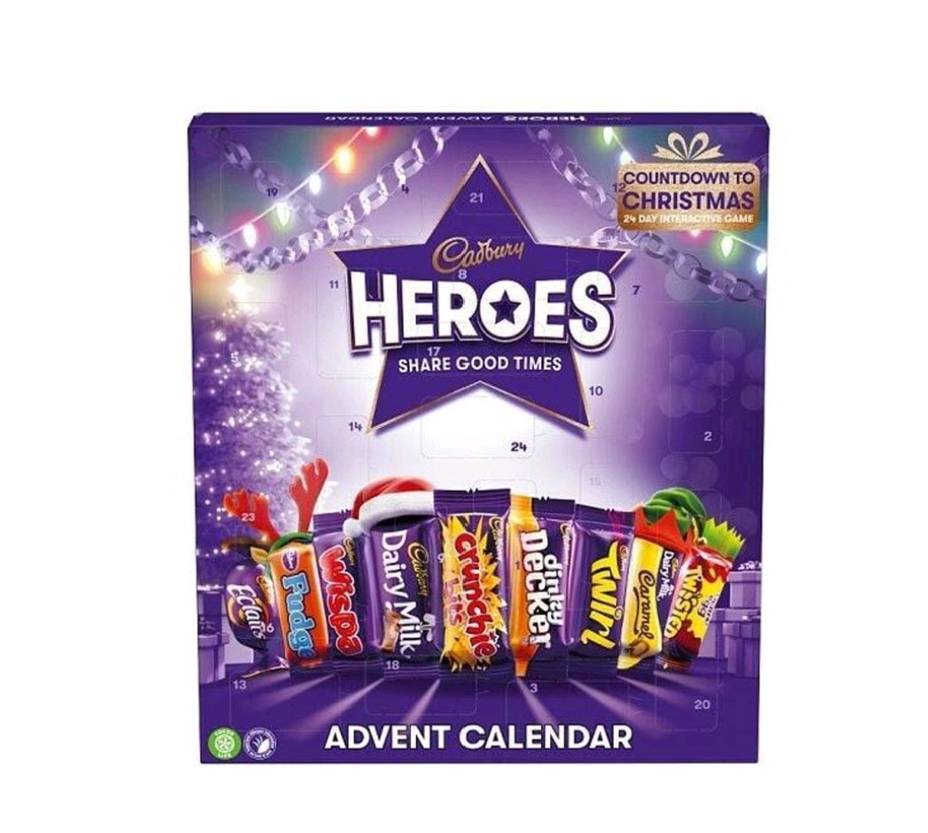 Cadbury Heroes Advent Calendar 230g Lazada PH