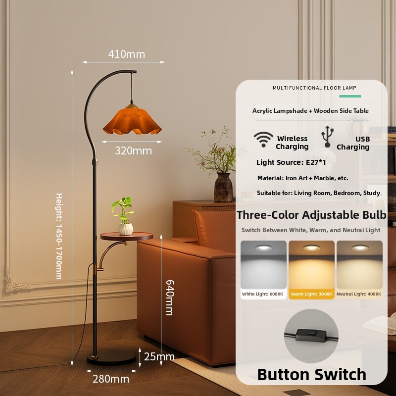 RIYUE | Ambient Lighting Floor Lamp with Storage