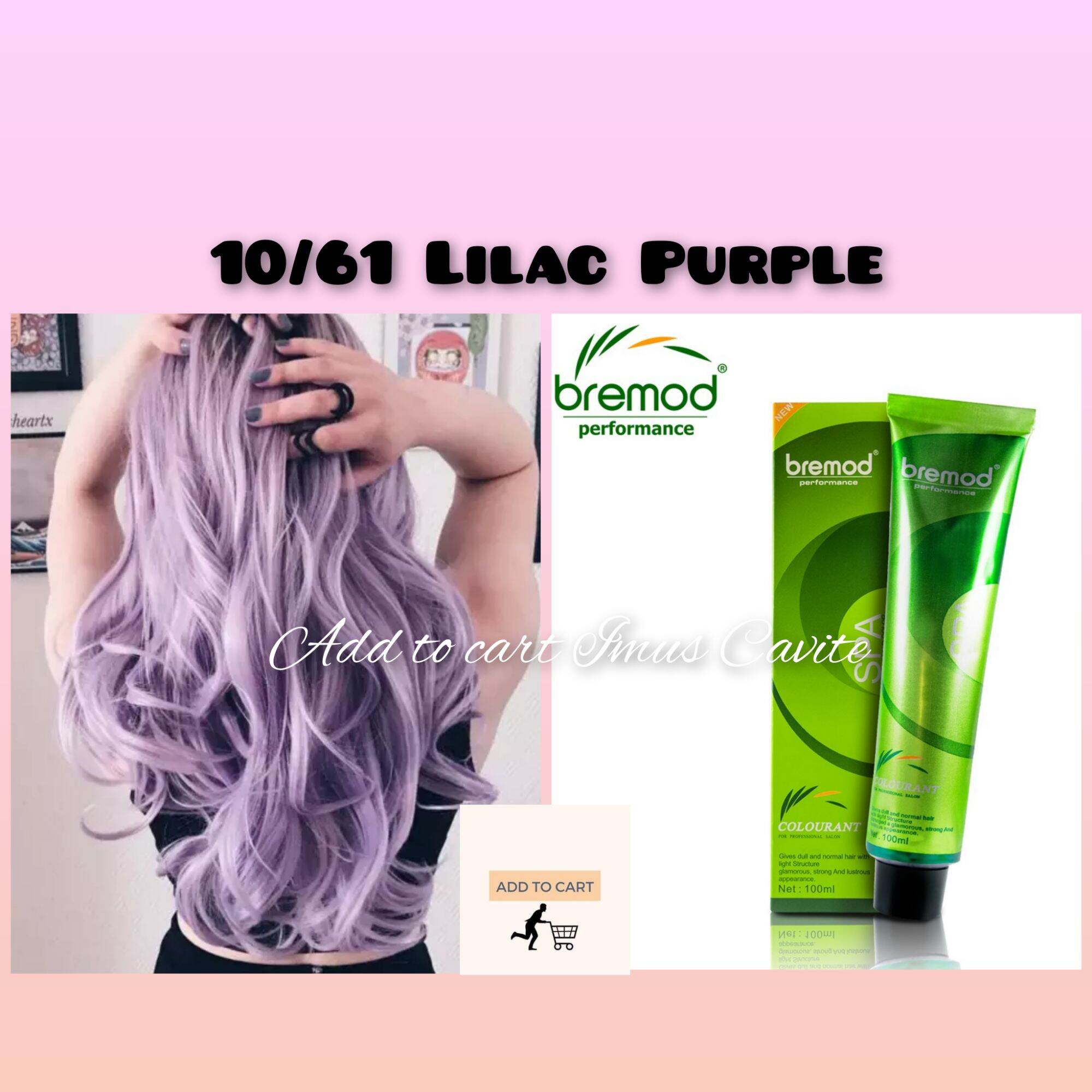 10.61 Lilac Purple Bremod Hair Color with Oxidizing Lazada PH