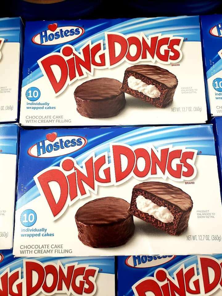 Hostess Chocolate Ding Dongs Snack Cakes - 12.70 oz, 10 Count